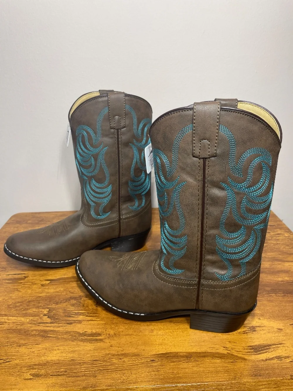 Smoky Mountain Monterey Western Boot Sz Youth 5.5 or Women 7 Coastal Cowgirl New